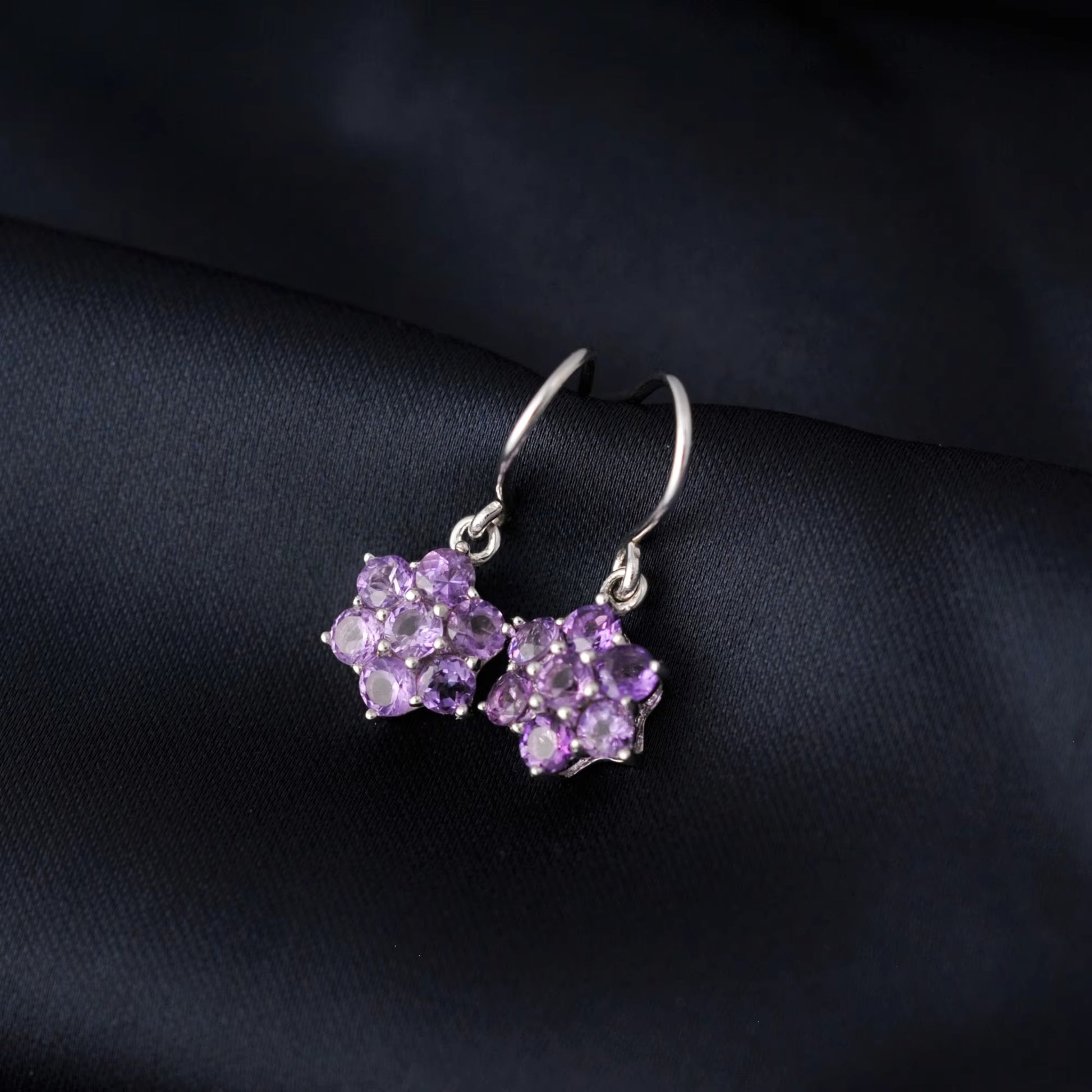 Stellar Amethyst Earrings