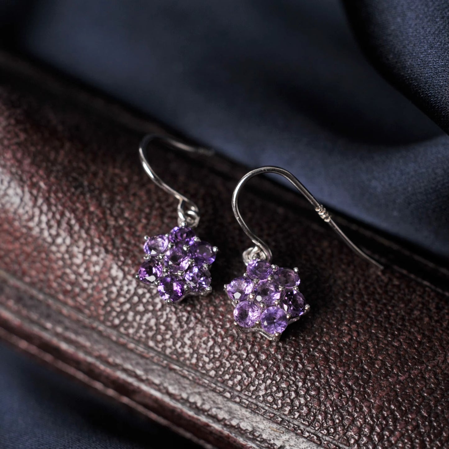 Stellar Amethyst Earrings