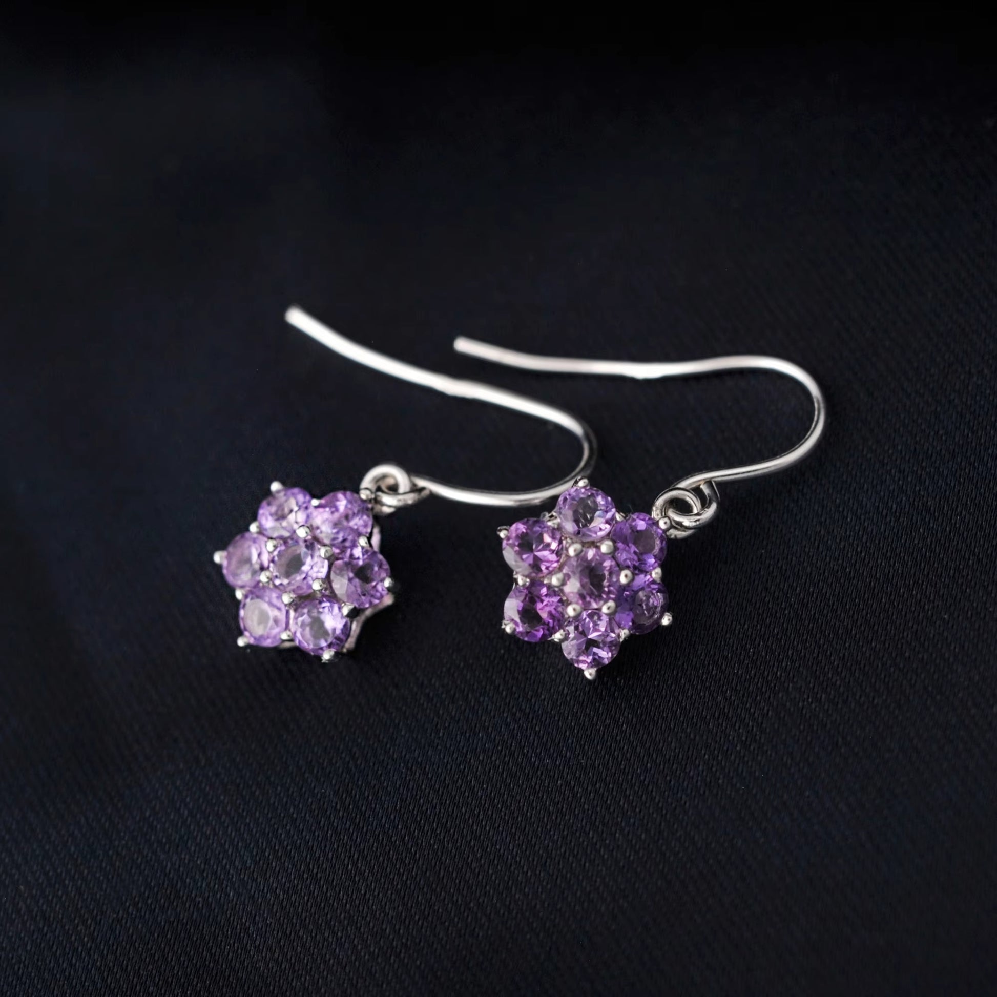 Stellar Amethyst Earrings