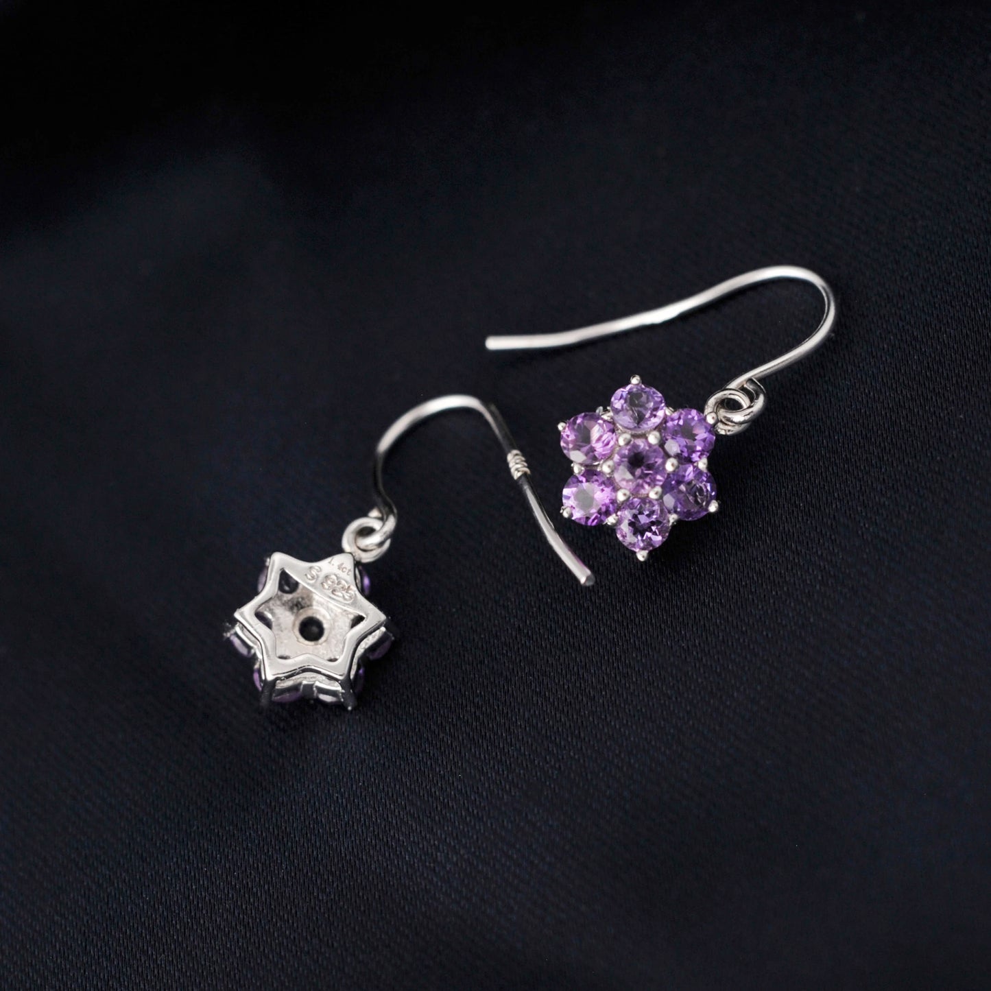 Stellar Amethyst Earrings