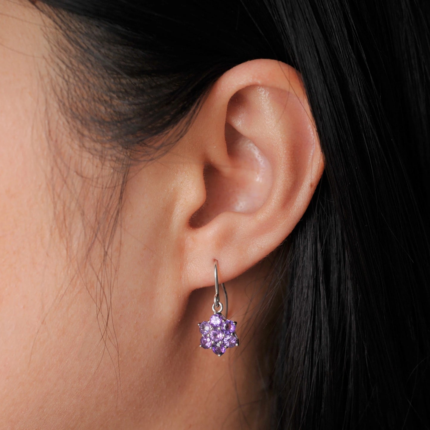 Stellar Amethyst Earrings