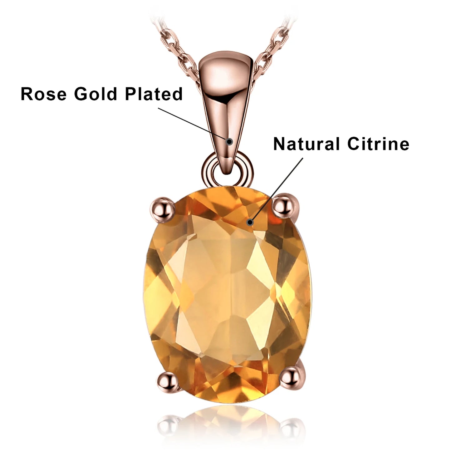 Golden Topaz Pendant