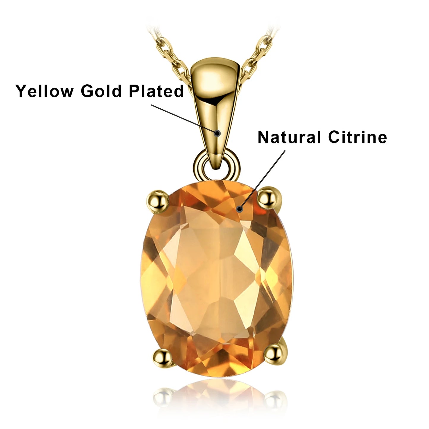 Golden Topaz Pendant